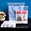 childproof mylar clear clothes packaging zipper bags